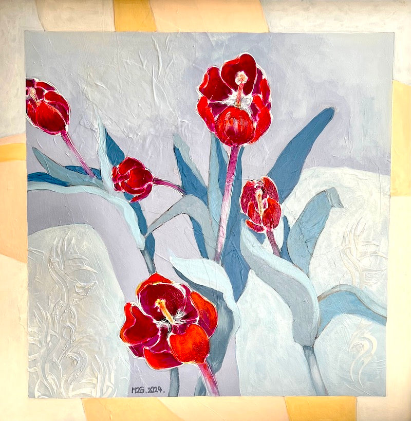 FIRE TULIPS – Fabric