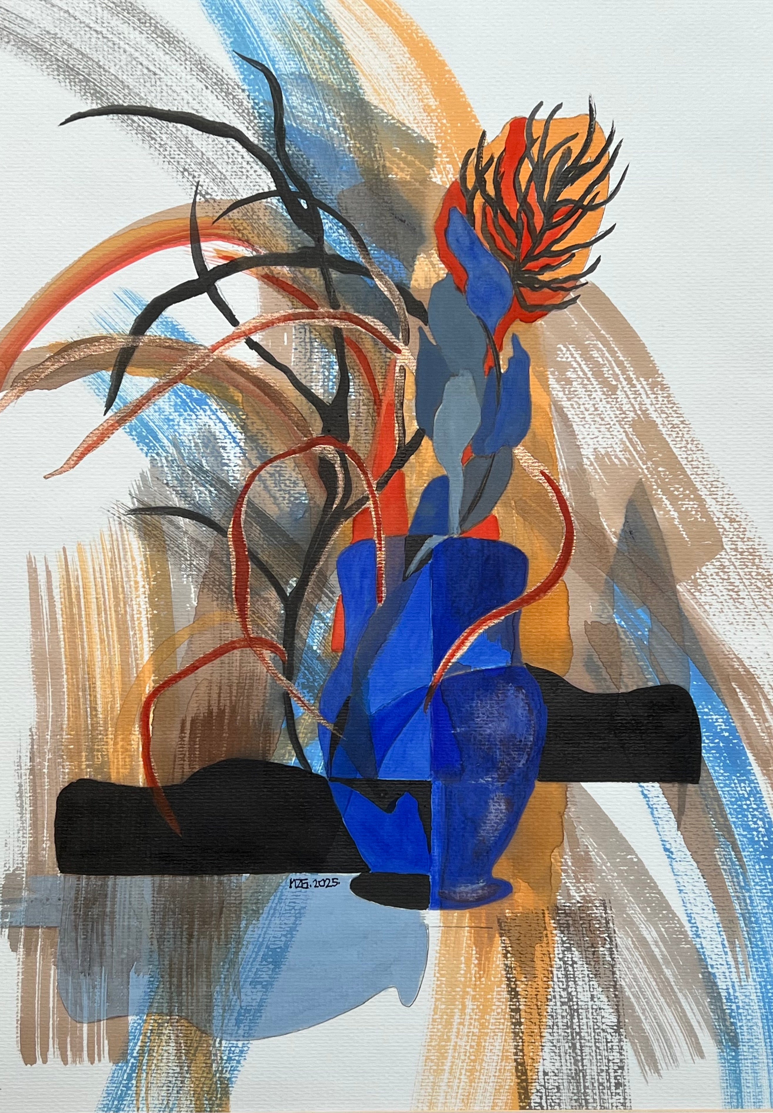 Still-life # 1 (BLUE VASE)